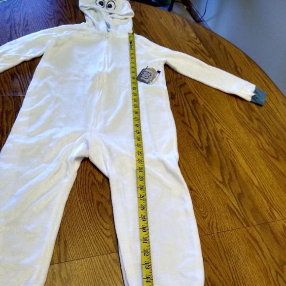 Smallfoot Migo One Piece Costume Pajama Set White - Picture 4 of 14
